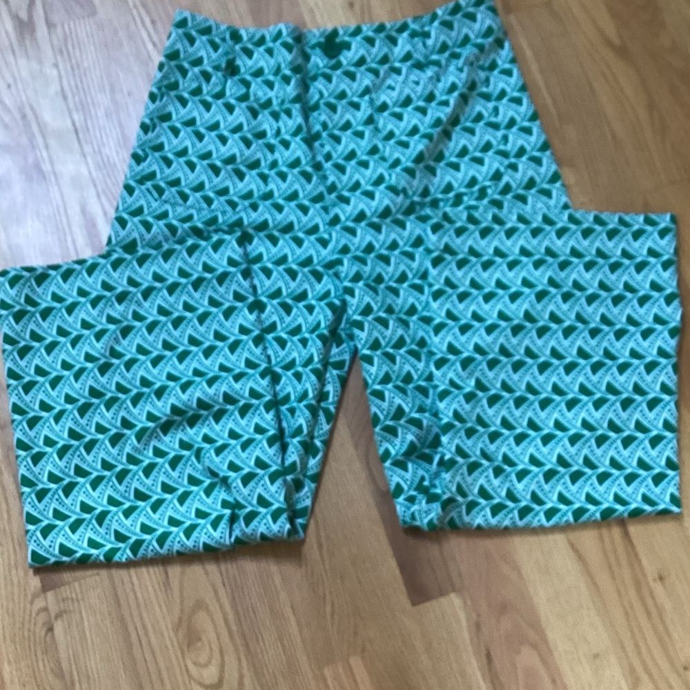 Jones New York Women’s Green Patterned Bottoms